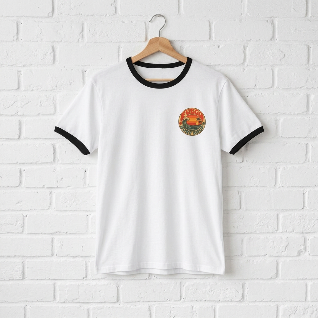Last Light Retro Ringer Tee