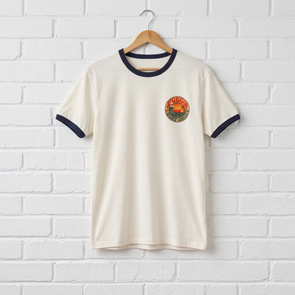 Last Light Retro Ringer Tee