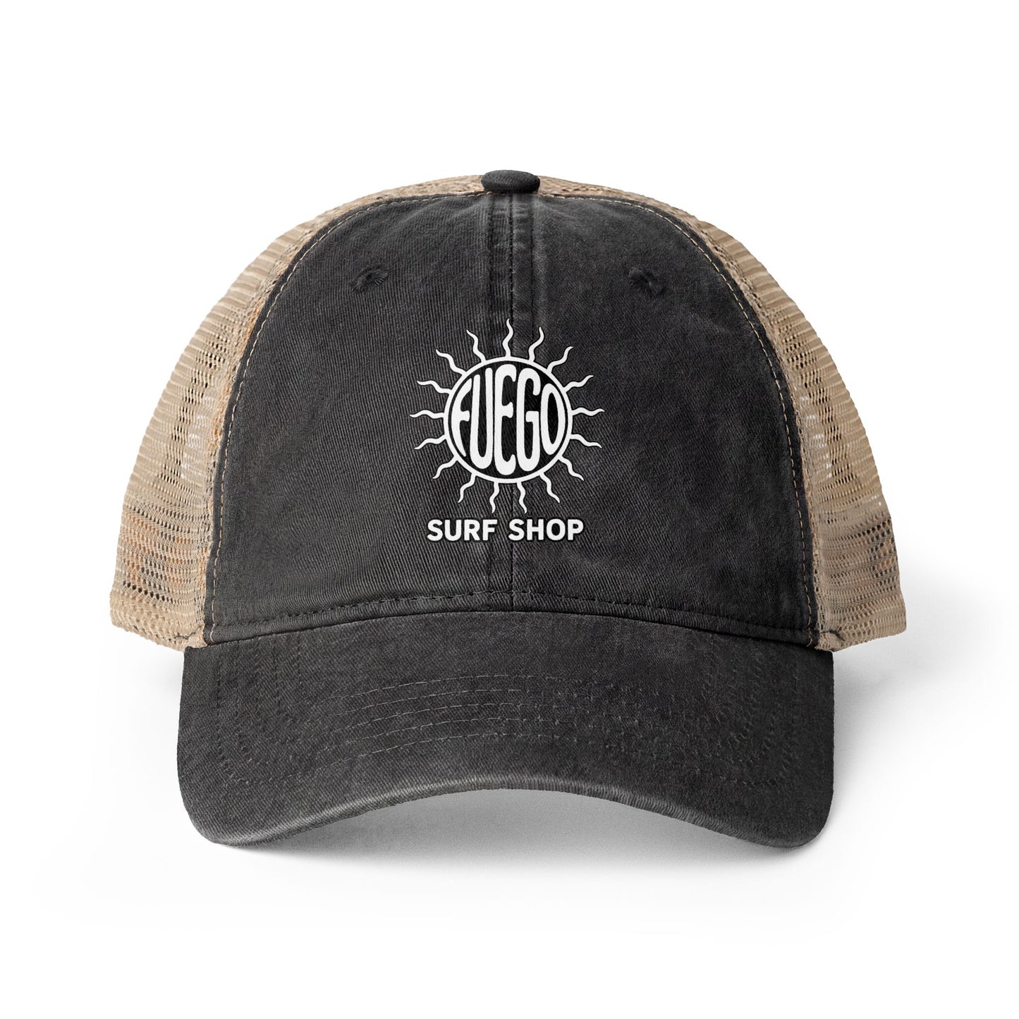Washed Mesh-Back Cap