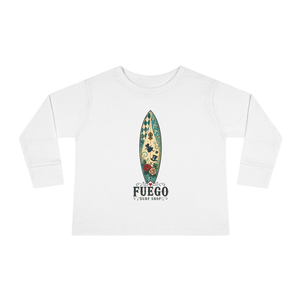Wonderland Wipeout Toddler Long Sleeve Tee