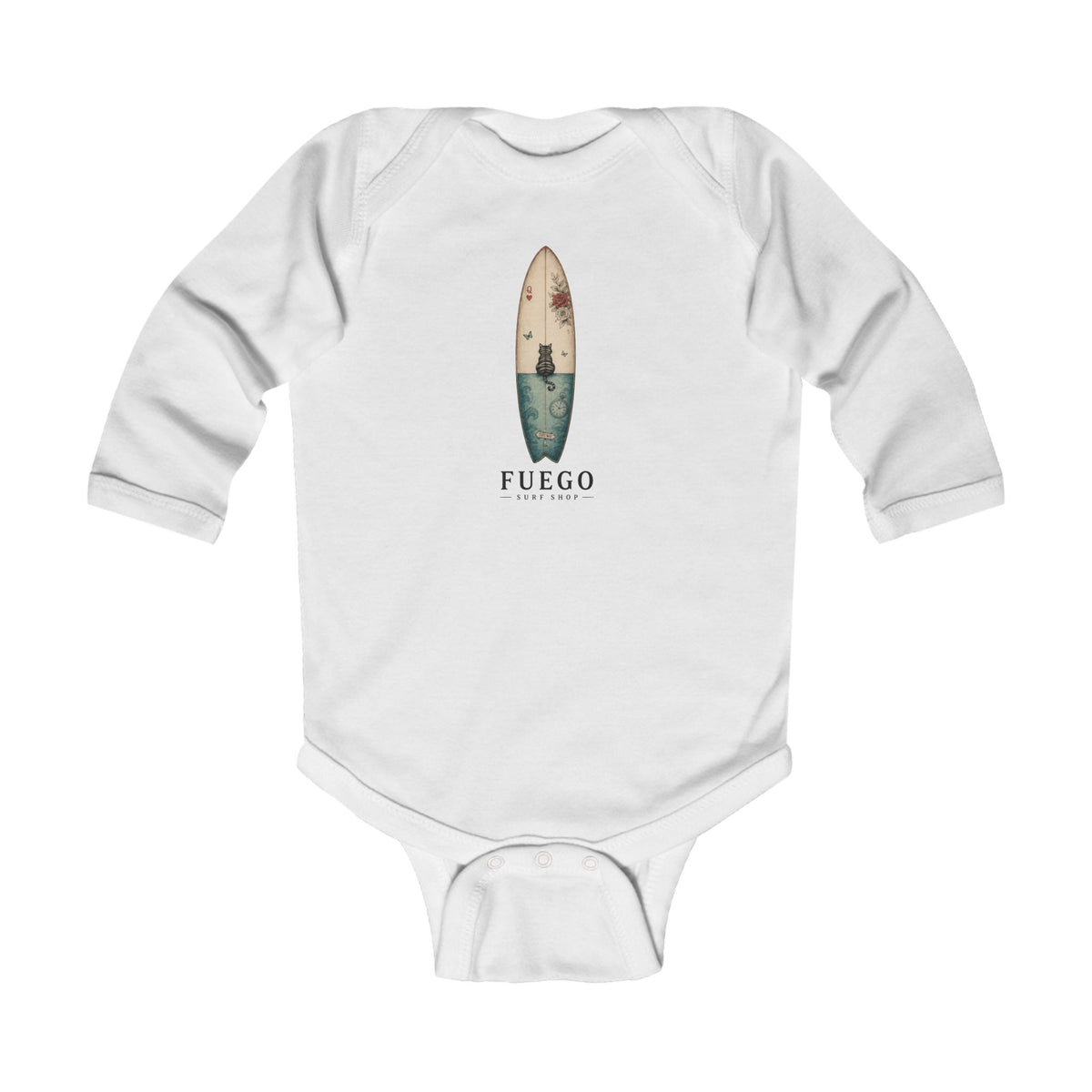 Coastal Curiosity Long Sleeve Onesie