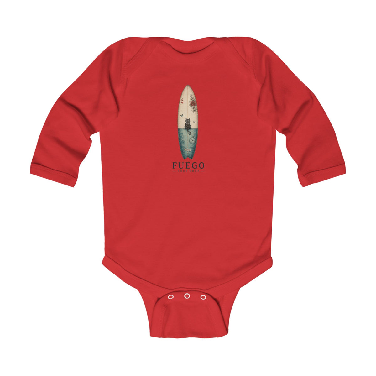 Coastal Curiosity Long Sleeve Onesie