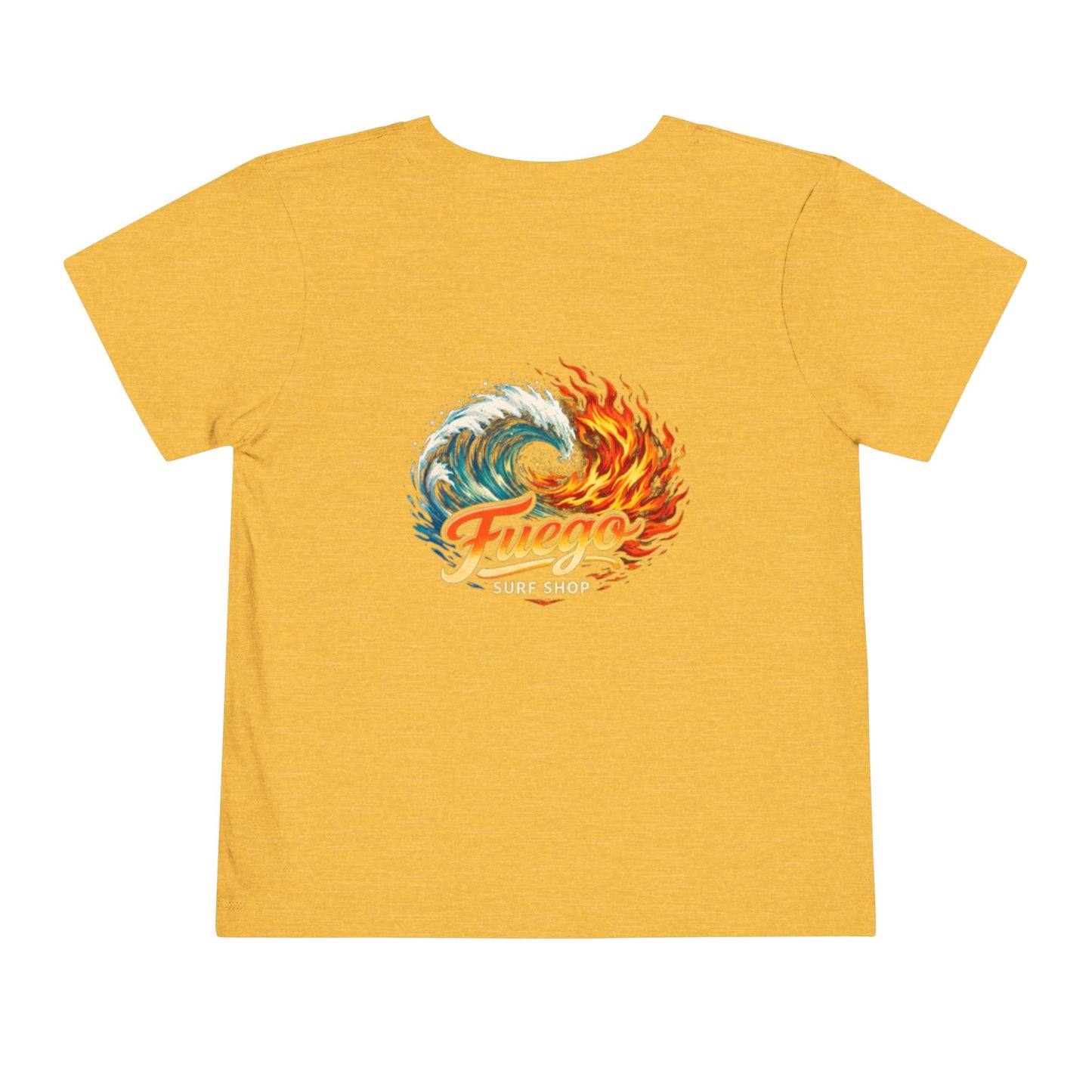 Toddler Tee — 'Fuego' Flame & Wave Shirt
