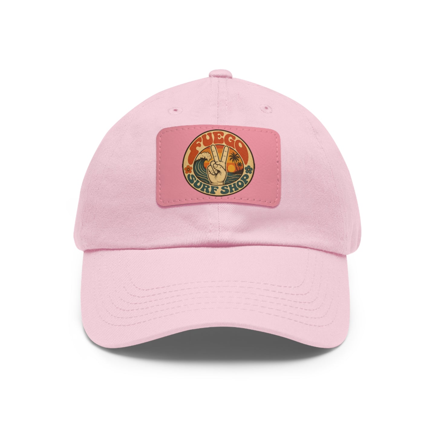 Vintage Surf Shop Leather Patch Hat