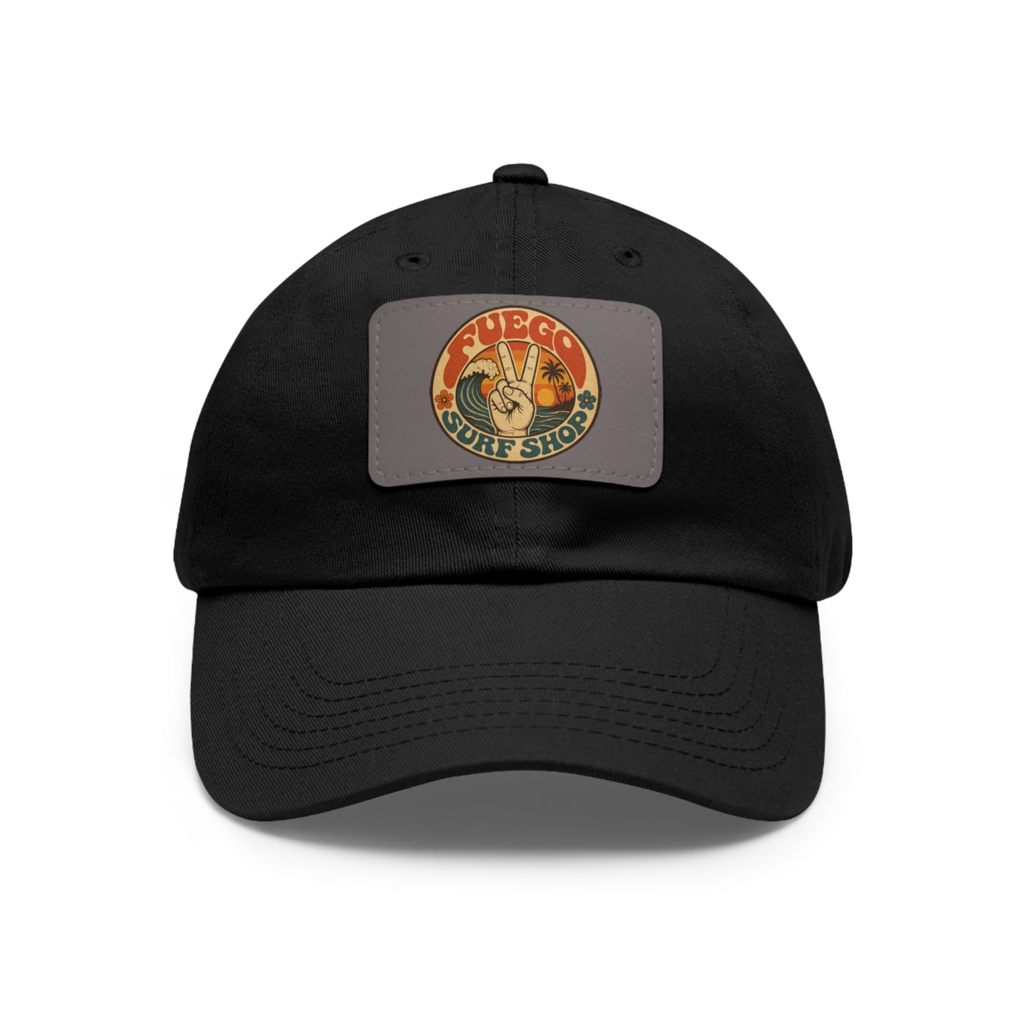 Vintage Surf Shop Leather Patch Hat