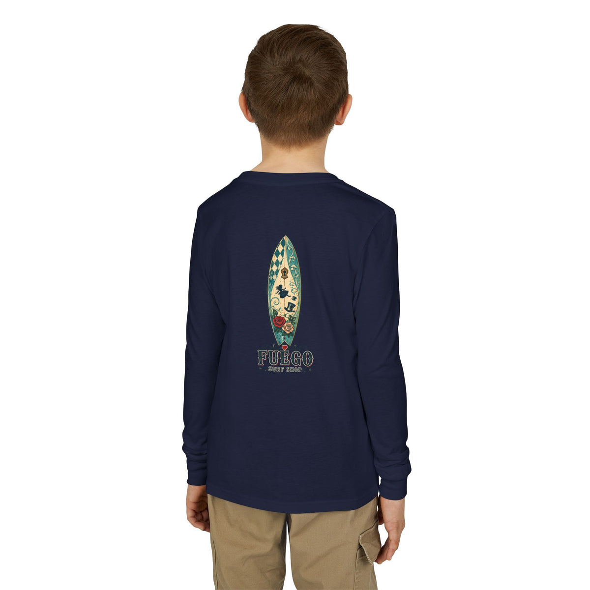Wonderland Wipeout Youth Long Sleeve Jersey