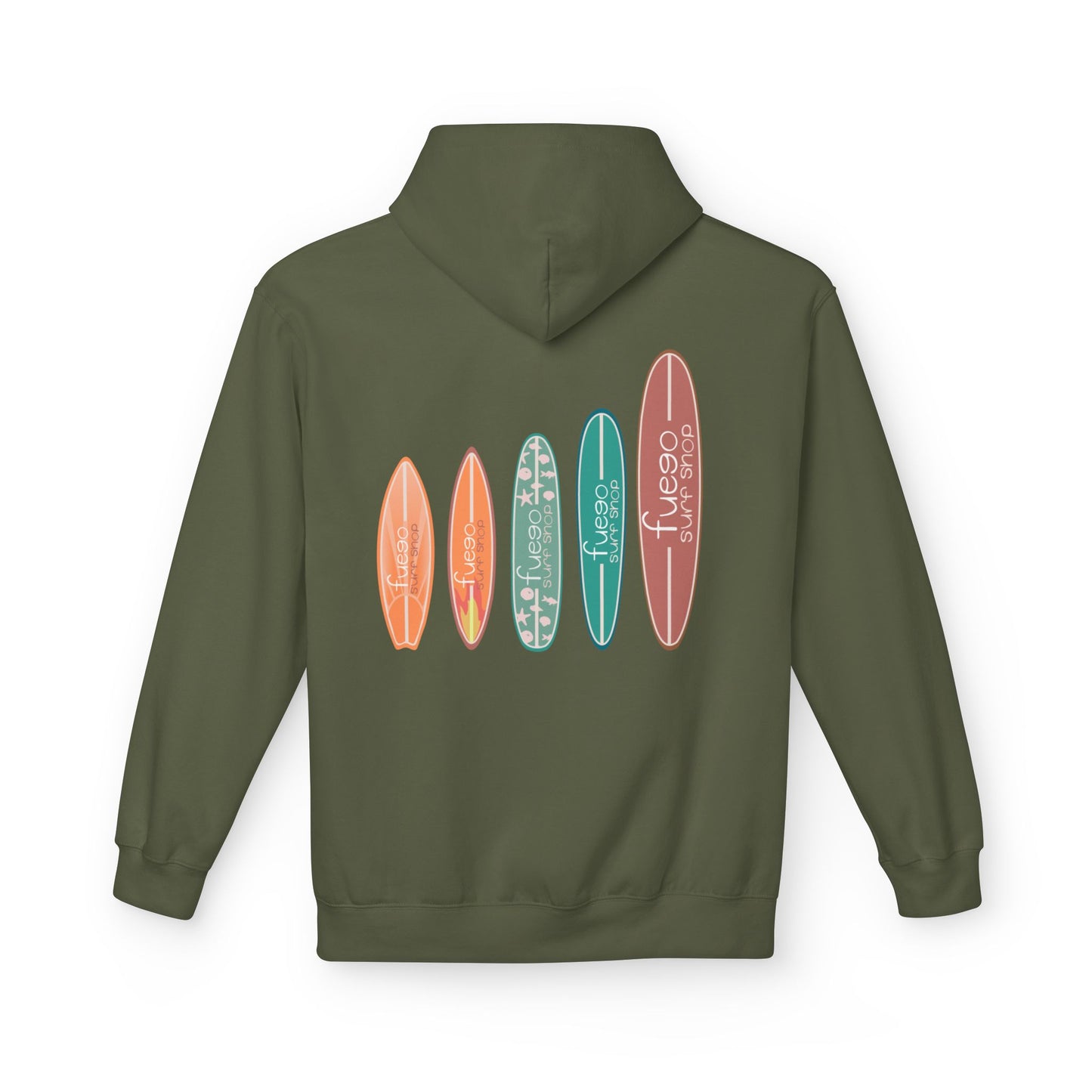 Surfboard Lineup Hoodie