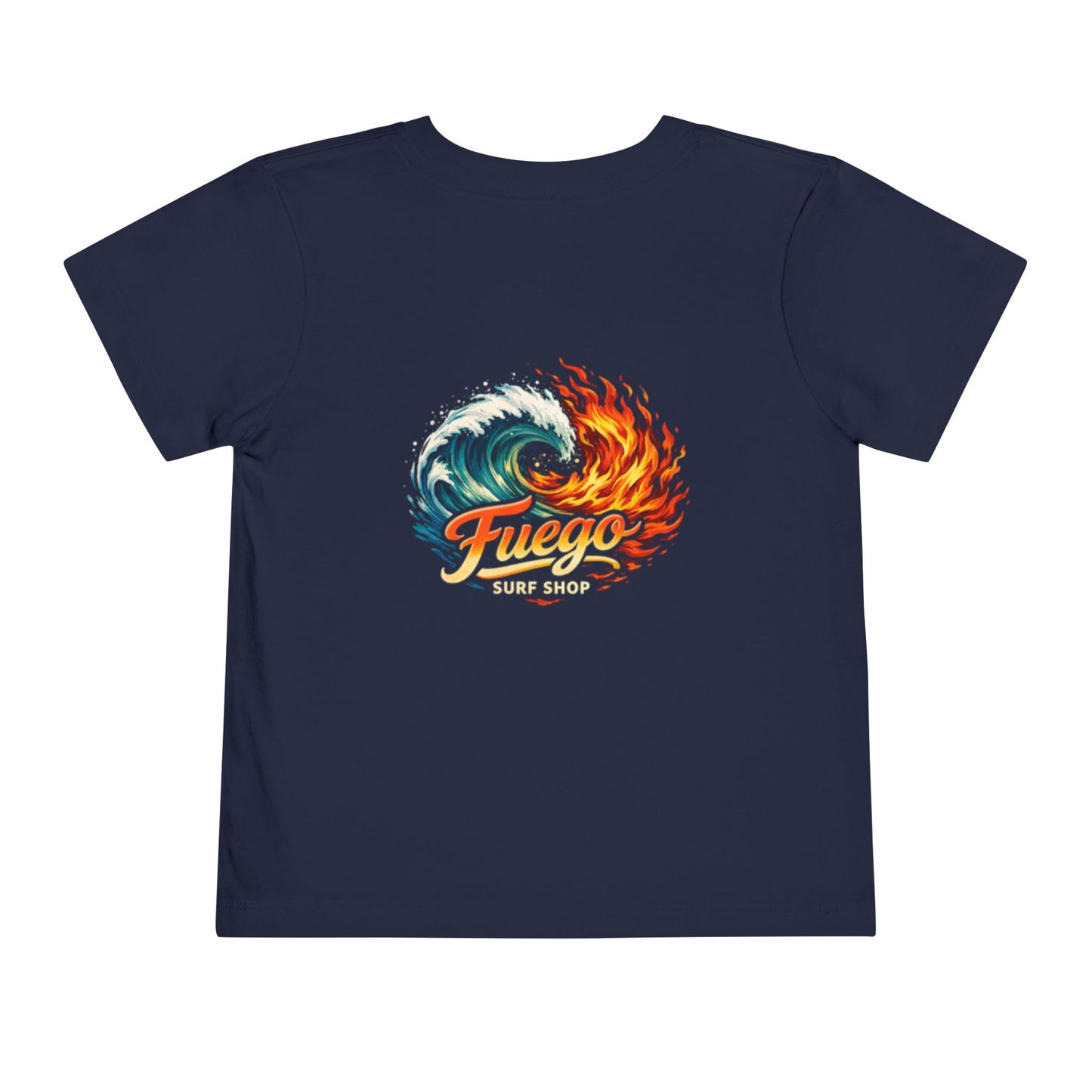 Toddler Tee — 'Fuego' Flame & Wave Shirt