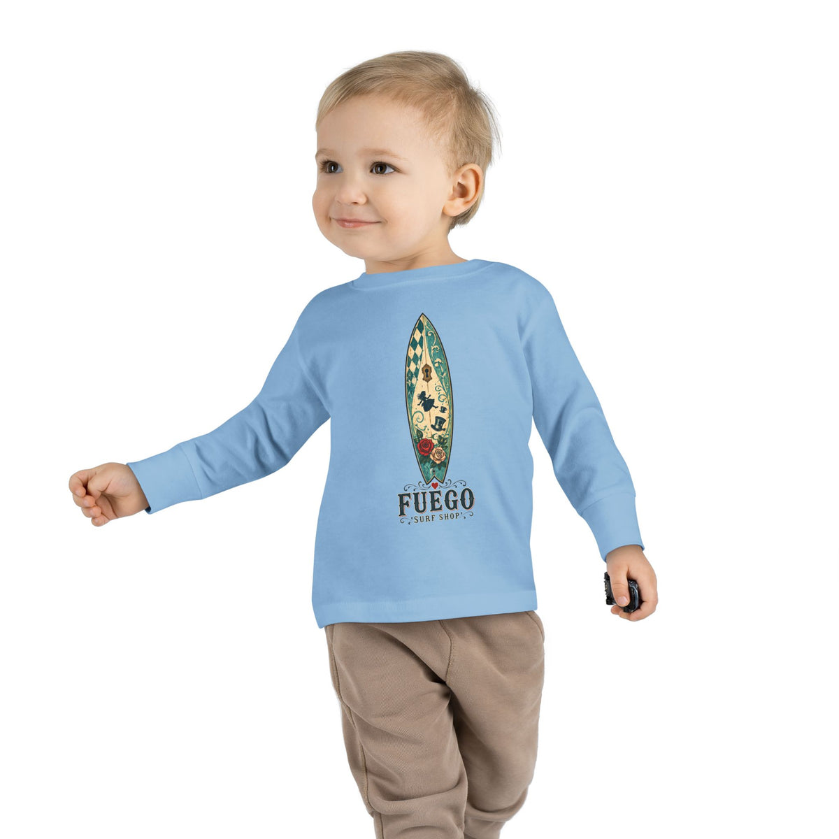 Wonderland Wipeout Toddler Long Sleeve Tee