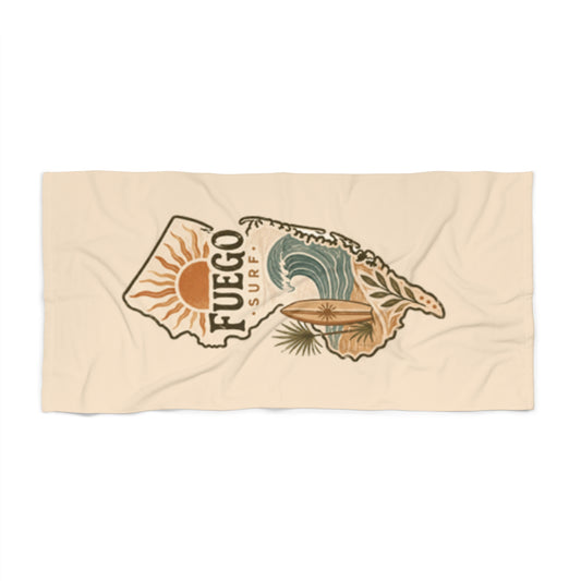 Fuego Beach Towel