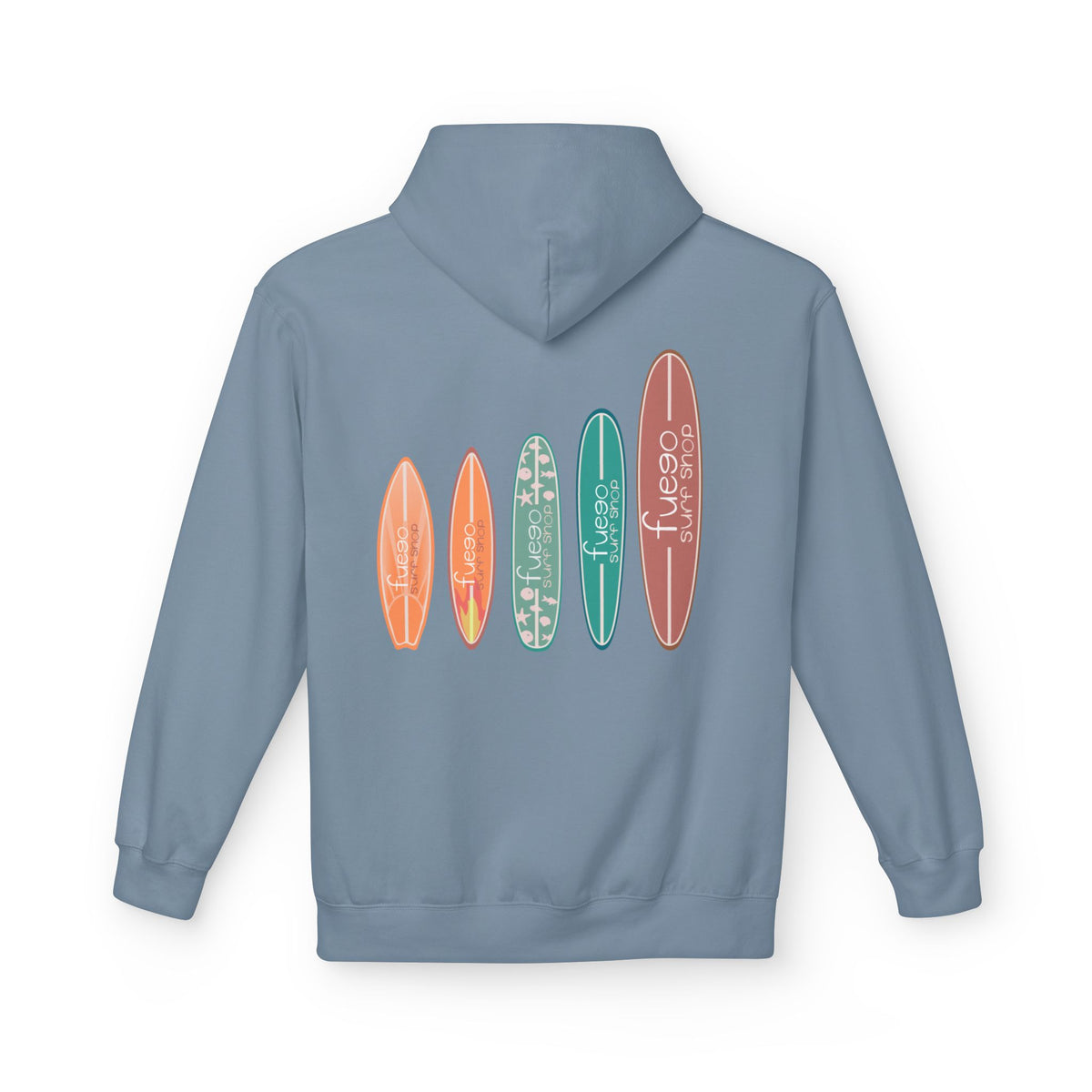 Fuego Surfboard Lineup Hoodie