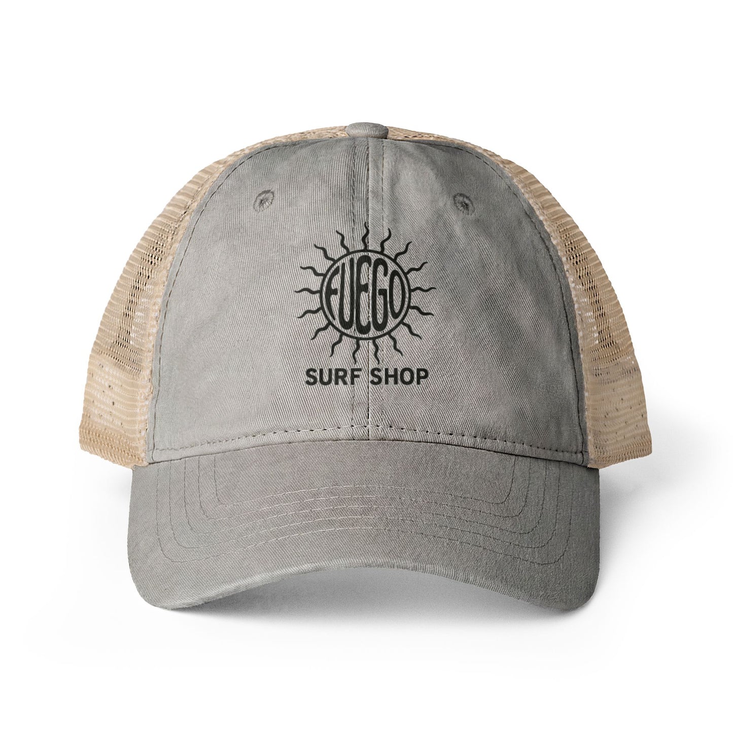 Washed Mesh-Back Cap