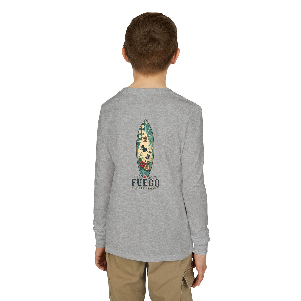 Wonderland Wipeout Youth Long Sleeve Jersey