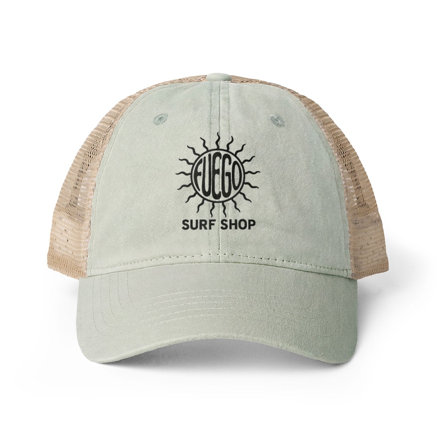 Washed Mesh-Back Cap