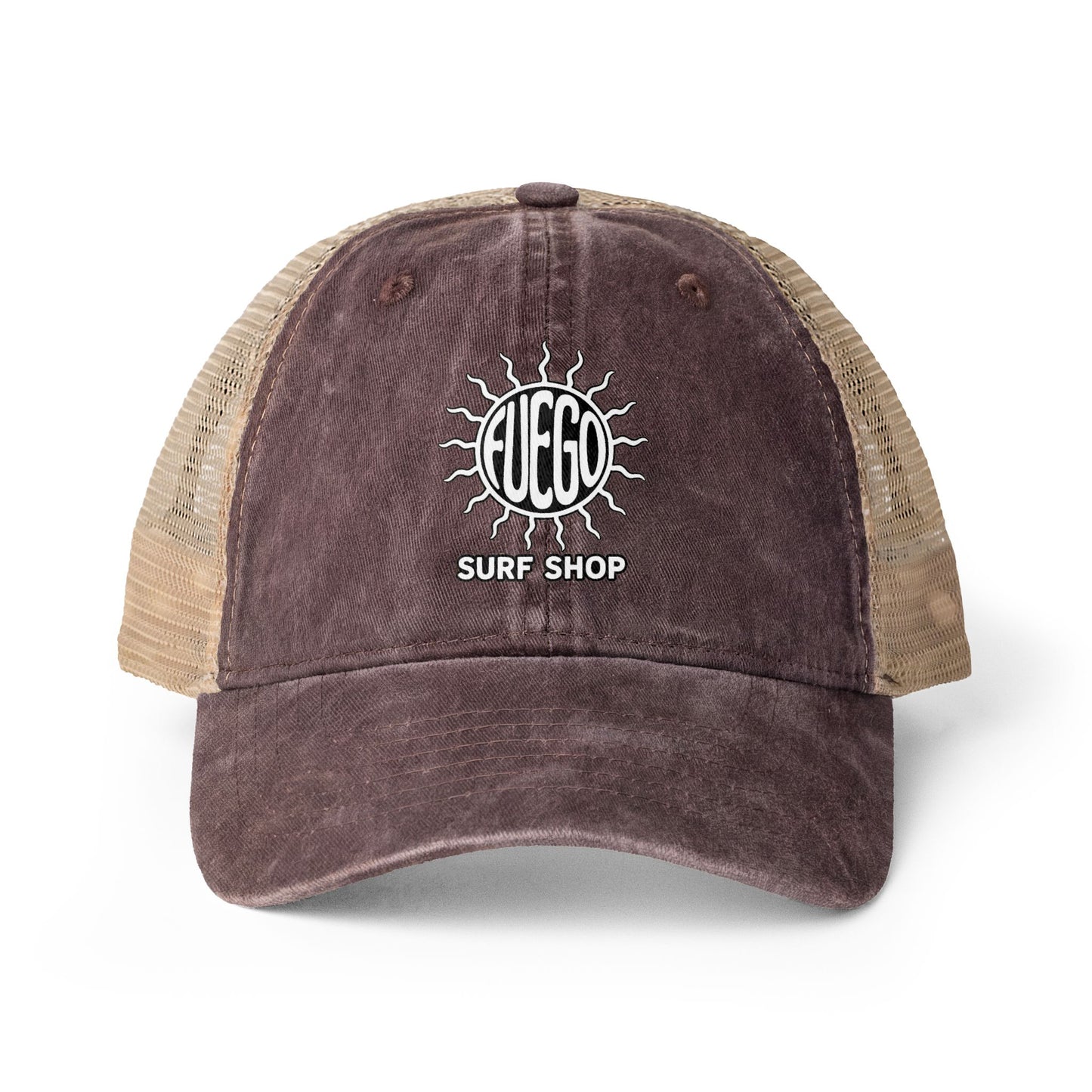 Washed Mesh-Back Cap
