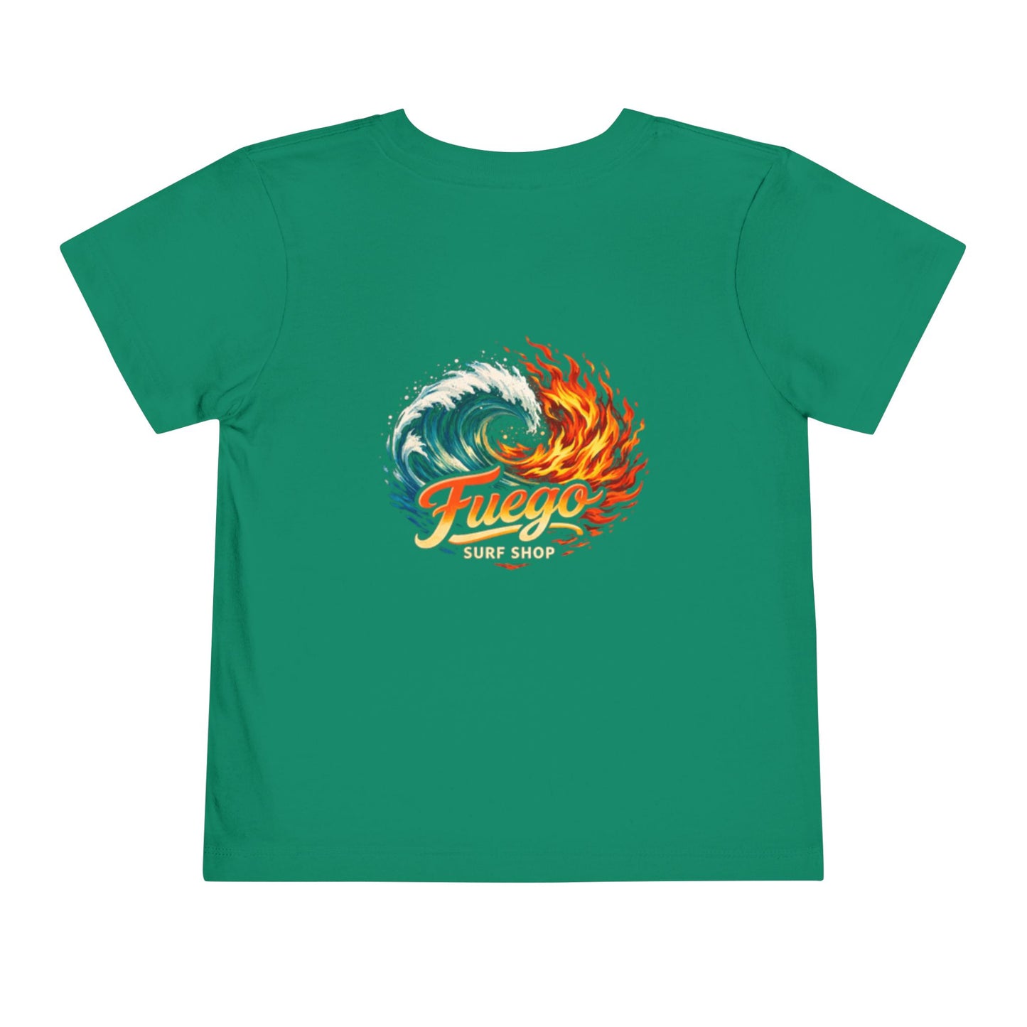 Toddler Tee — 'Fuego' Flame & Wave Shirt
