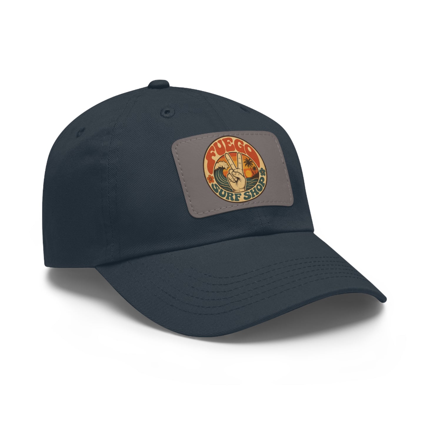 Vintage Surf Shop Leather Patch Hat