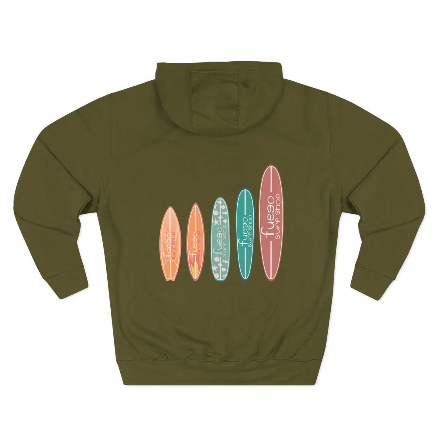 Flame Surfboard Hoodie