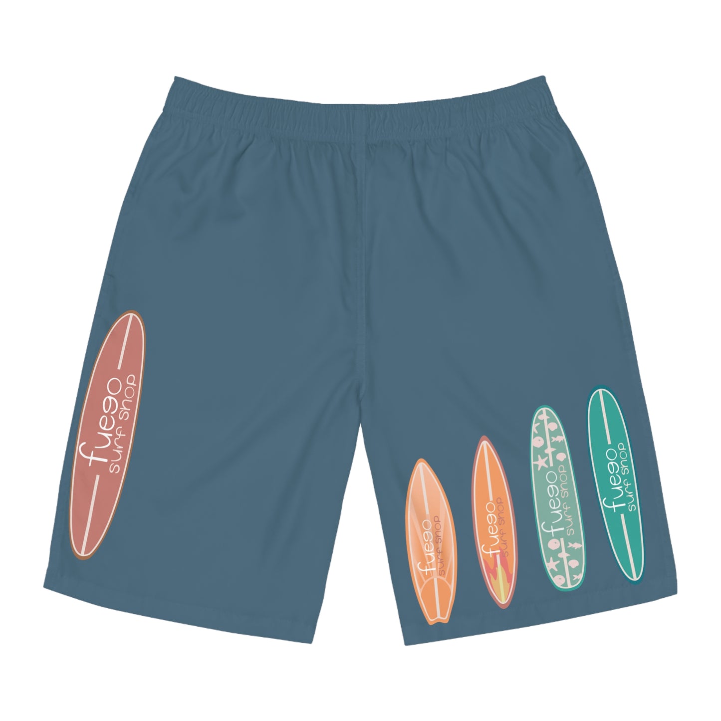 Surfboard Pattern Men's Board Shorts