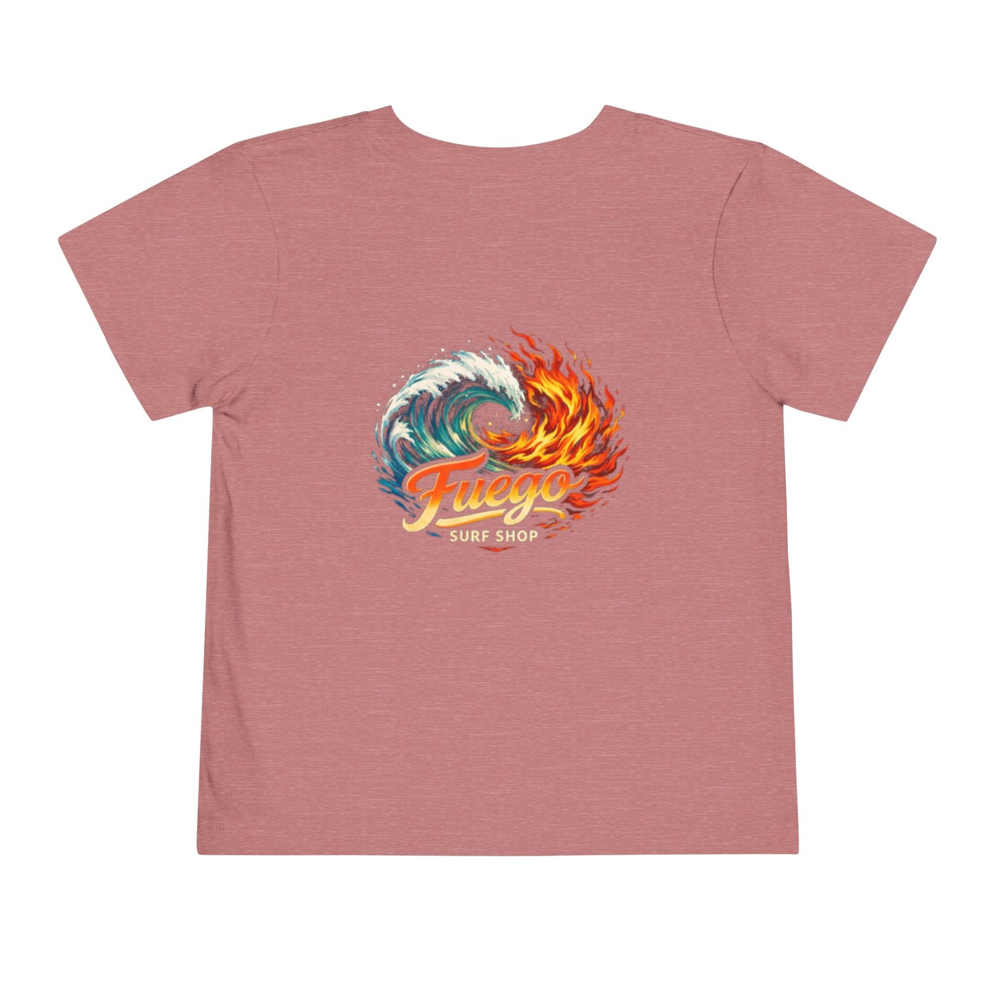 Toddler Tee — 'Fuego' Flame & Wave Shirt