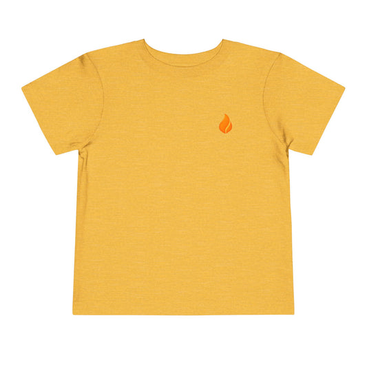 Toddler Tee — 'Fuego' Flame & Wave Shirt