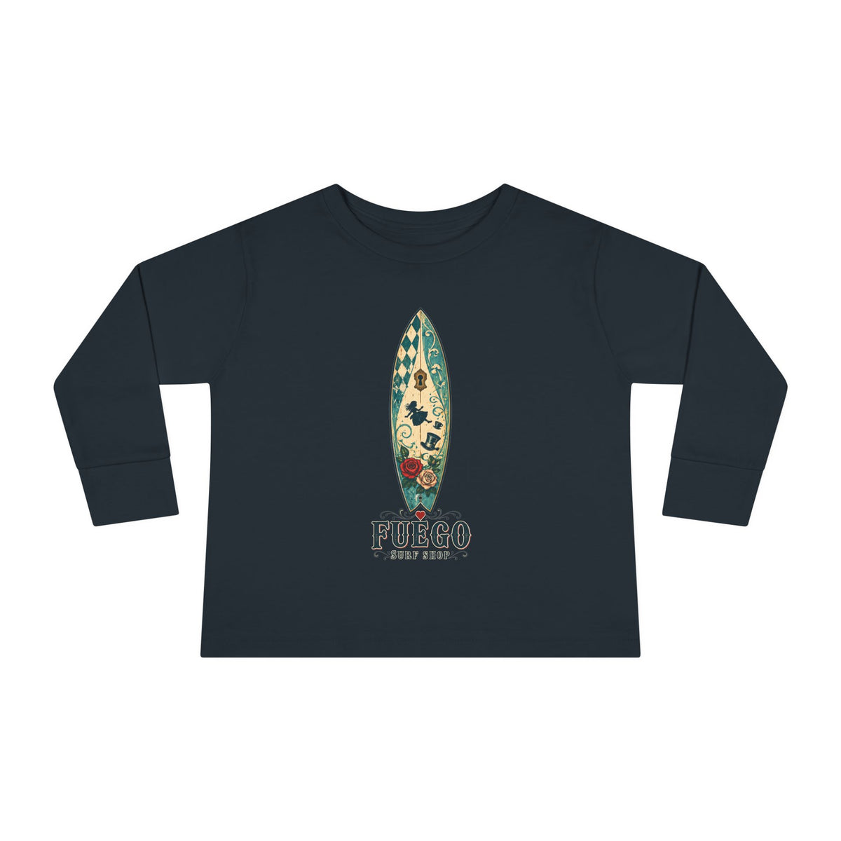 Wonderland Wipeout Toddler Long Sleeve Tee