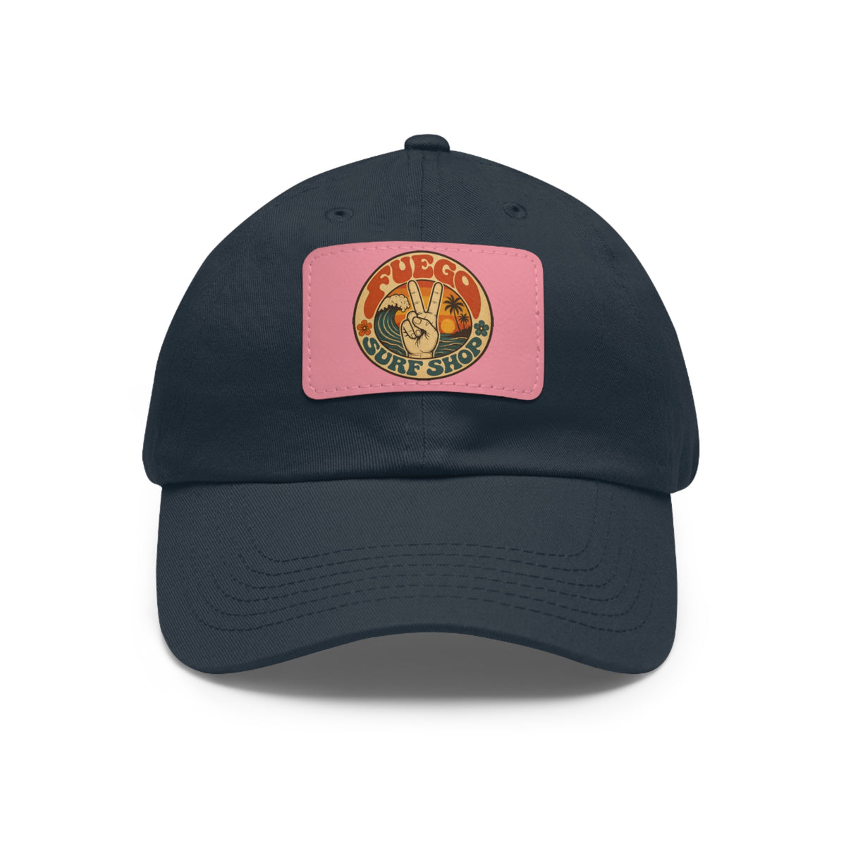 Peace Coast Leather Patch Hat