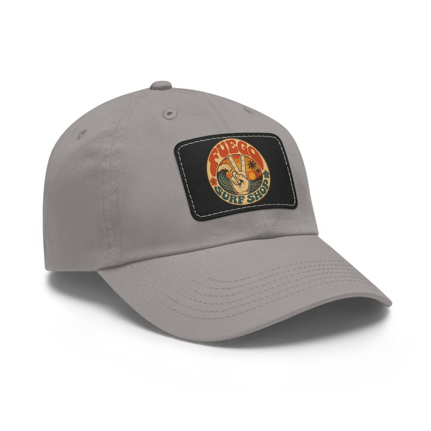 Vintage Surf Shop Leather Patch Hat