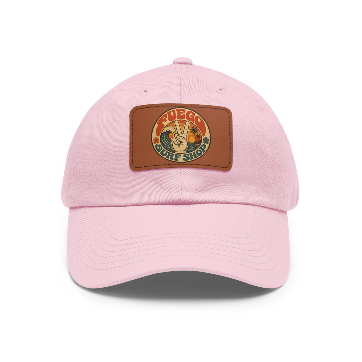 Vintage Surf Shop Leather Patch Hat