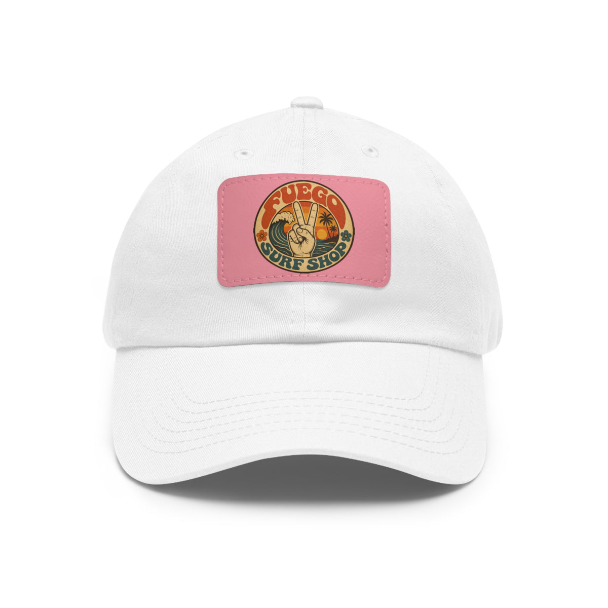 Peace Coast Leather Patch Hat