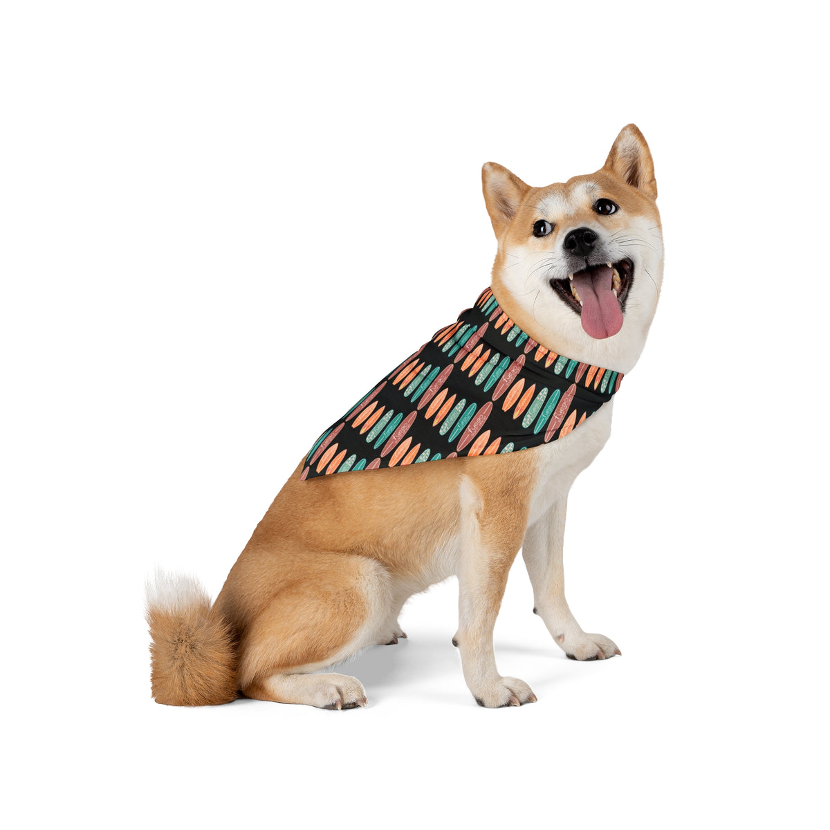 Surfboard Lineup Pet Bandana
