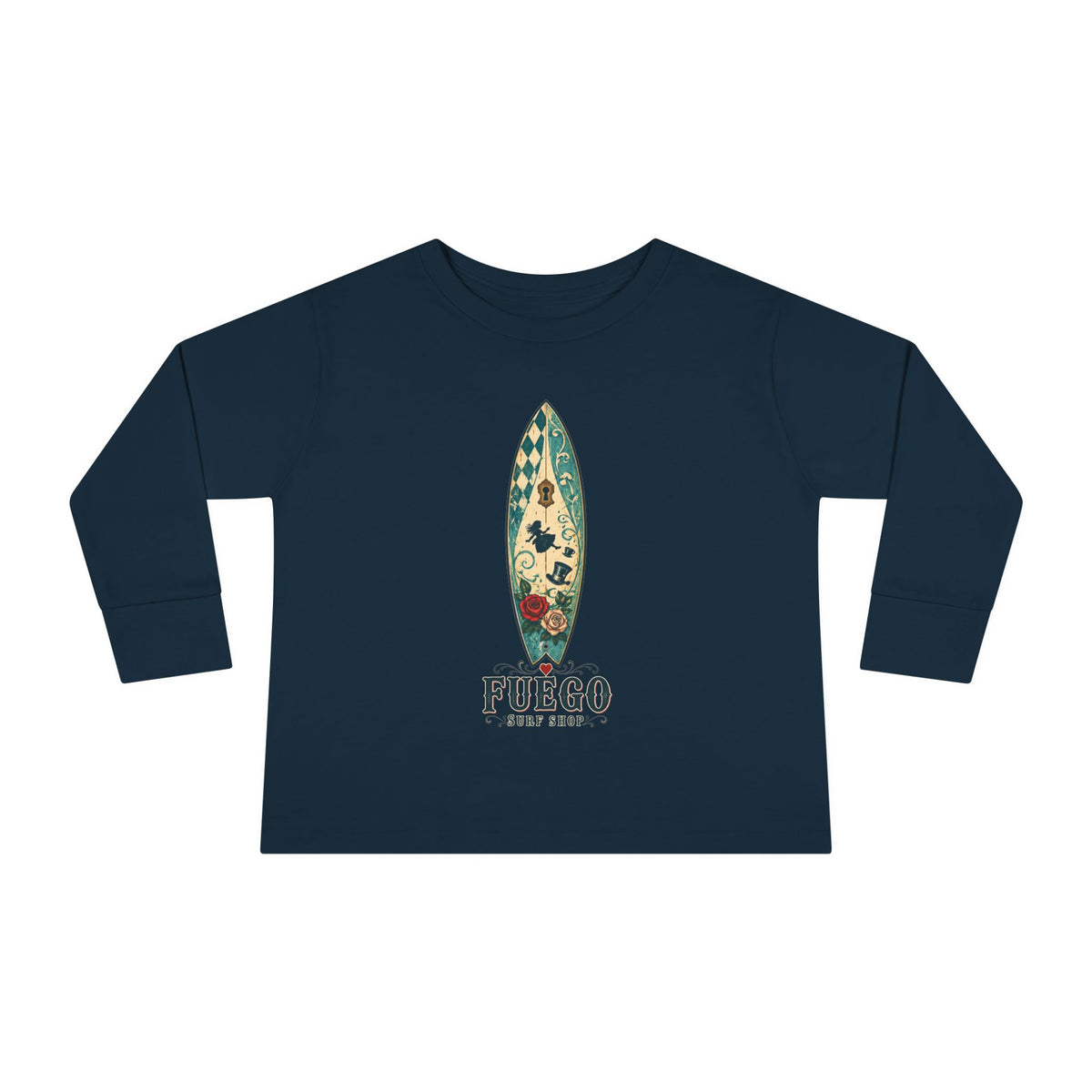 Wonderland Wipeout Toddler Long Sleeve Tee