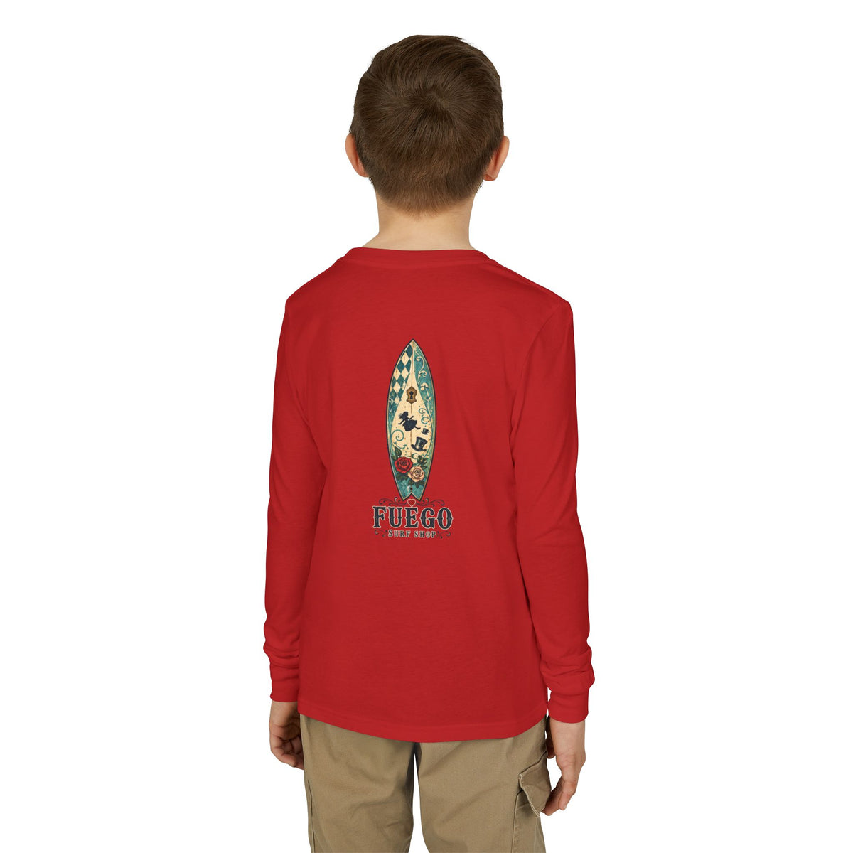 Wonderland Wipeout Youth Long Sleeve Jersey