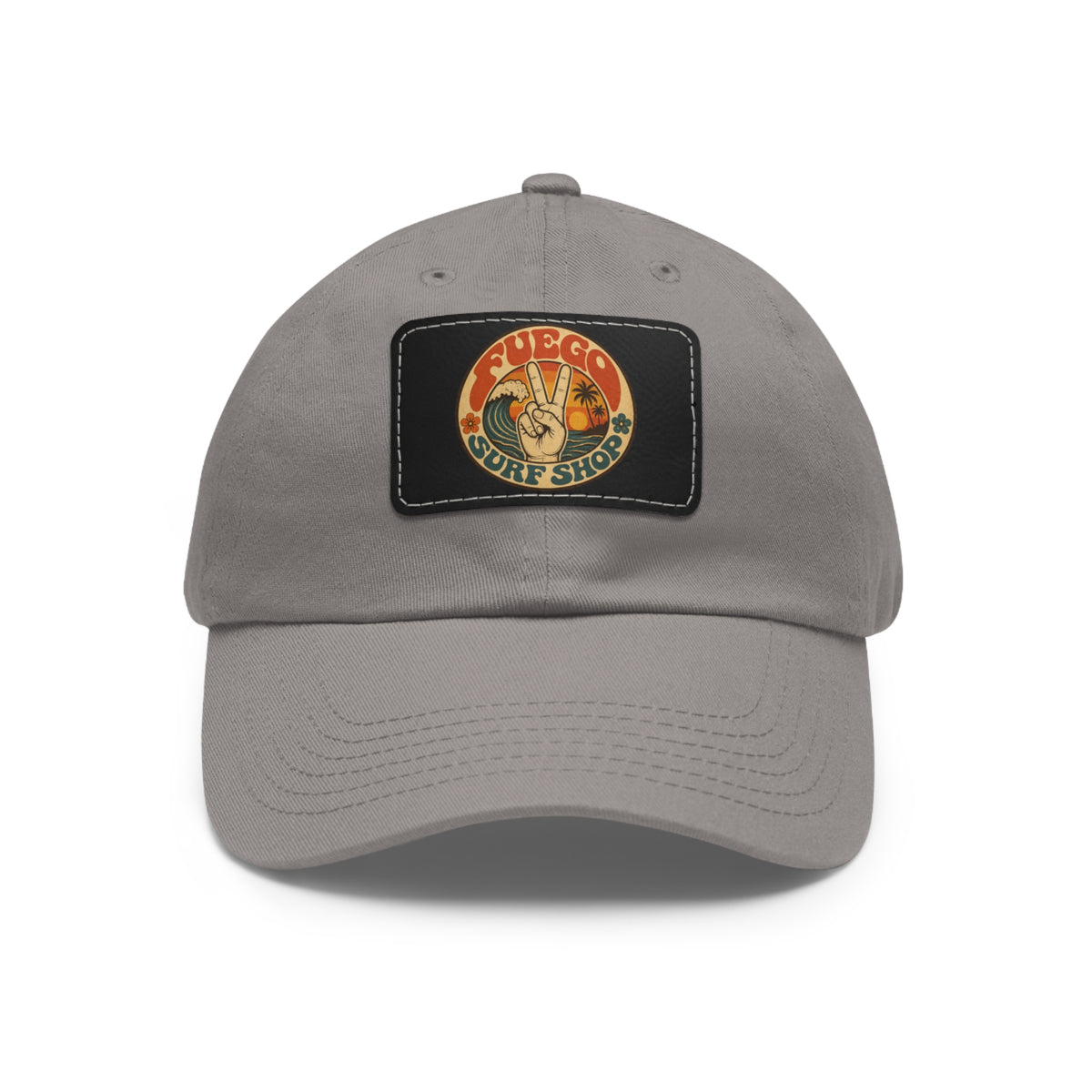 Peace Coast Leather Patch Hat