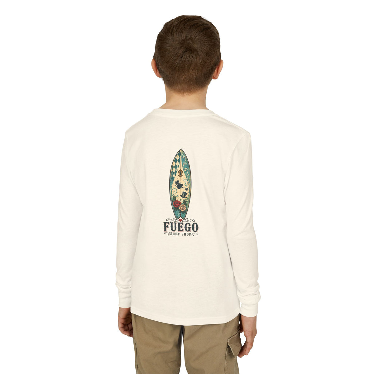 Wonderland Wipeout Youth Long Sleeve Jersey