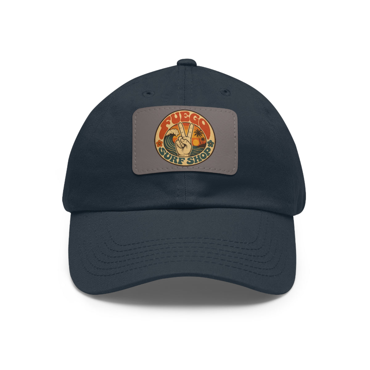 Peace Coast Leather Patch Hat