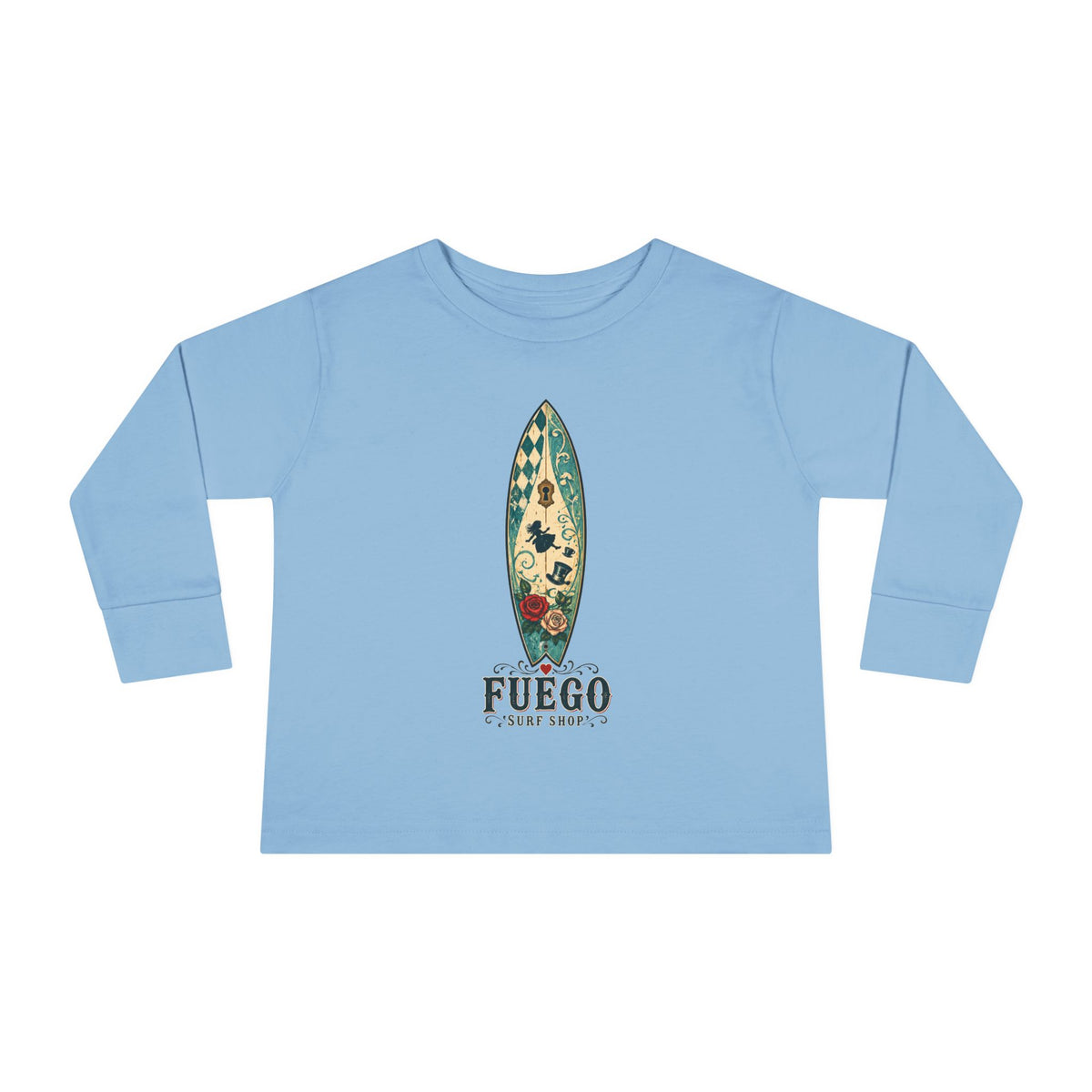 Wonderland Wipeout Toddler Long Sleeve Tee
