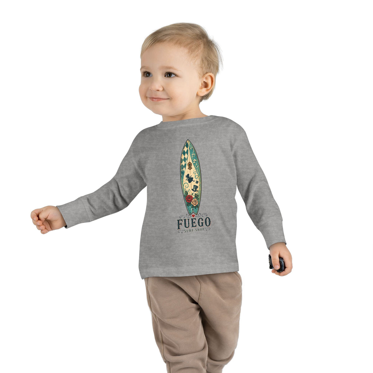 Wonderland Wipeout Toddler Long Sleeve Tee