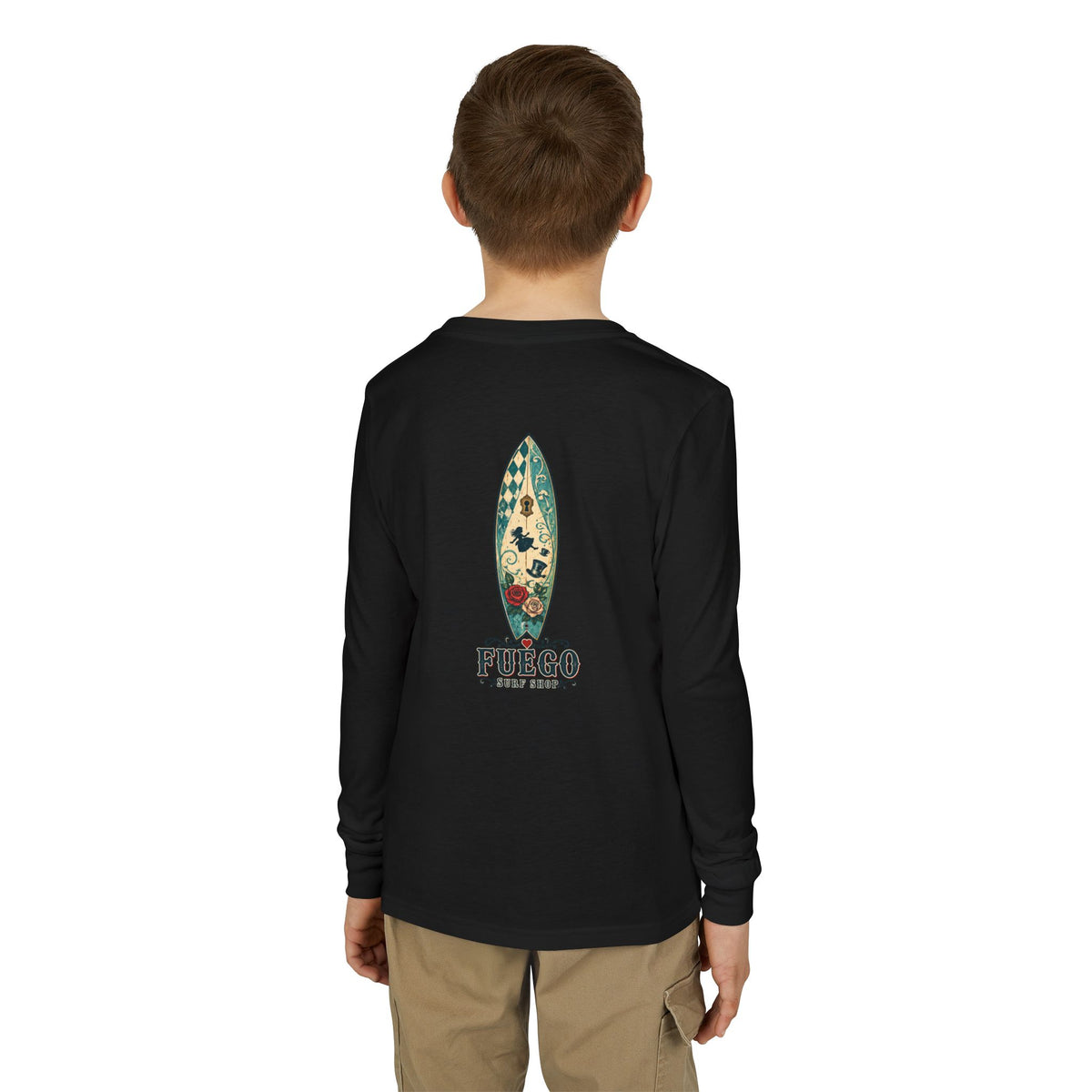 Wonderland Wipeout Youth Long Sleeve Jersey