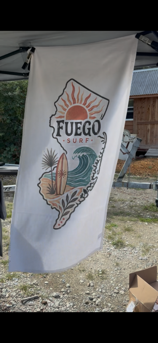 Fuego Beach Towel